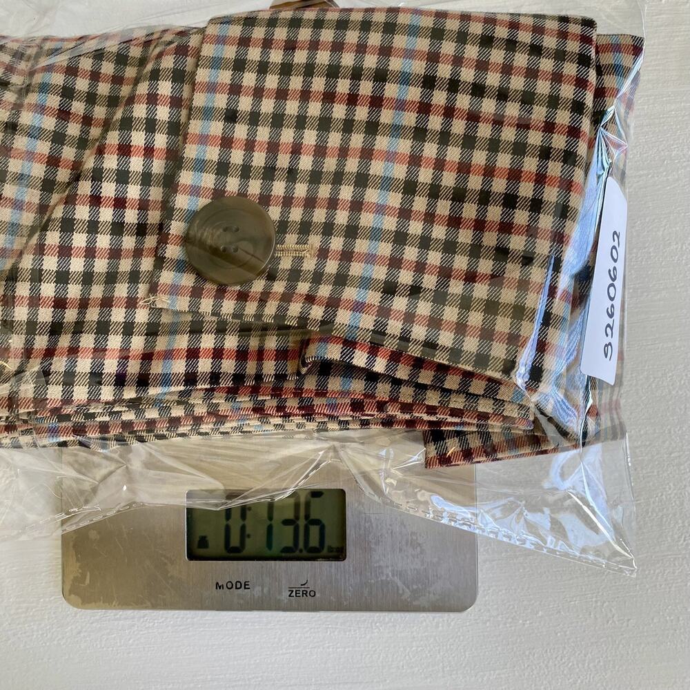 Ann Taylor Factory Plaid Faux Wrap Front Skirt Button Closure Size 6P - Picture 11 of 11